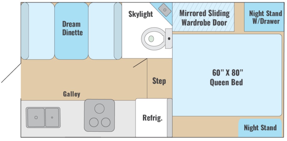 2022 ALP ADVENTURER 901SB, , floor-plans-day image number 0